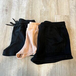 Womens Bundle of 3 Casual Sweat Shorts - XL